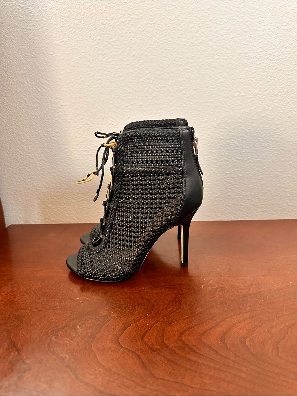 Sam Edelman Abbie Open Toe Boots – Size 6.5 – 4” Heel